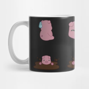 Pleasantly Plump Piggy Sticker Pack Mug